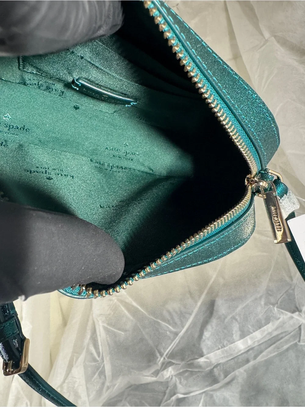 kate spade compact teal